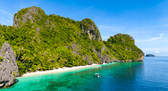 image of beach in philippines
